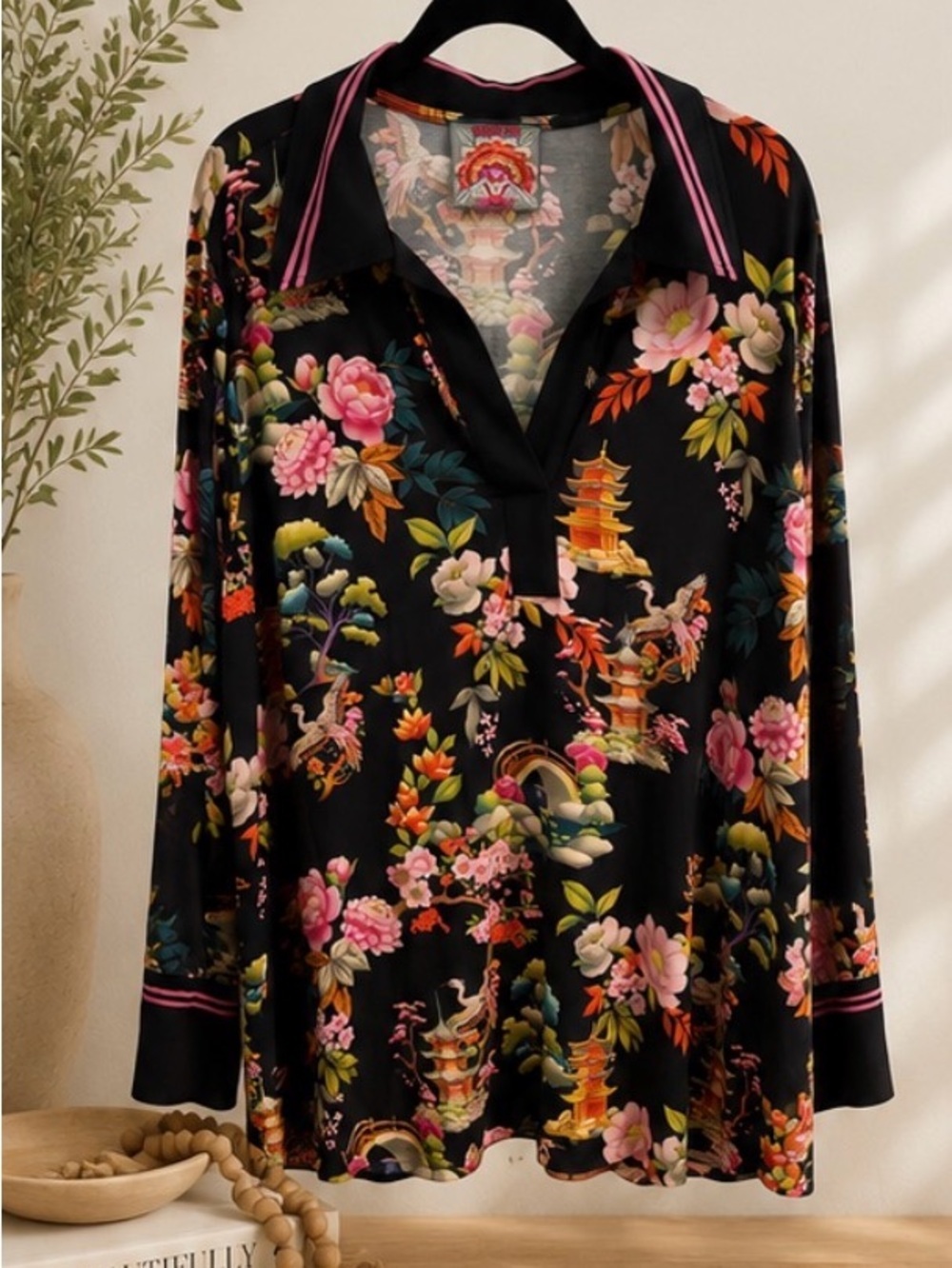 Johnny Was The Janie Henley  Tunic Top P2P 30’